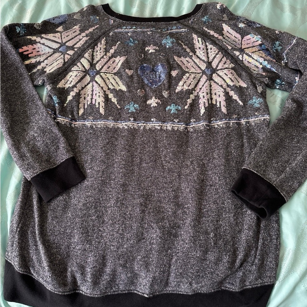 Victoria’s Secret sequin crew sweater